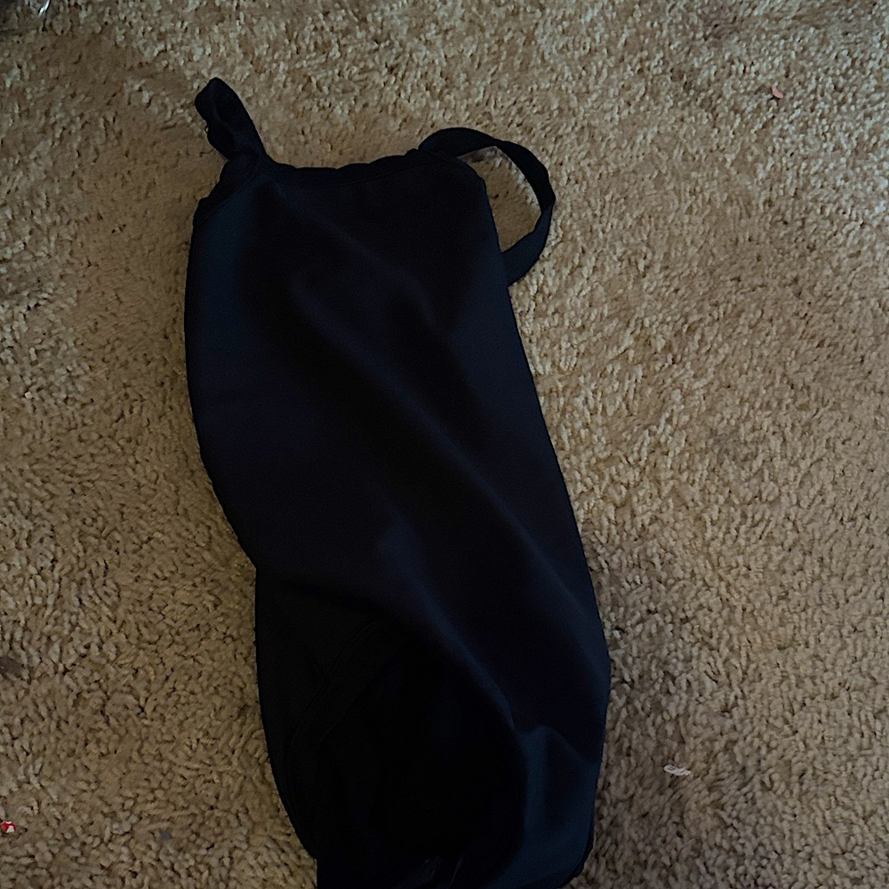 Black One-Piece Swimsuit
